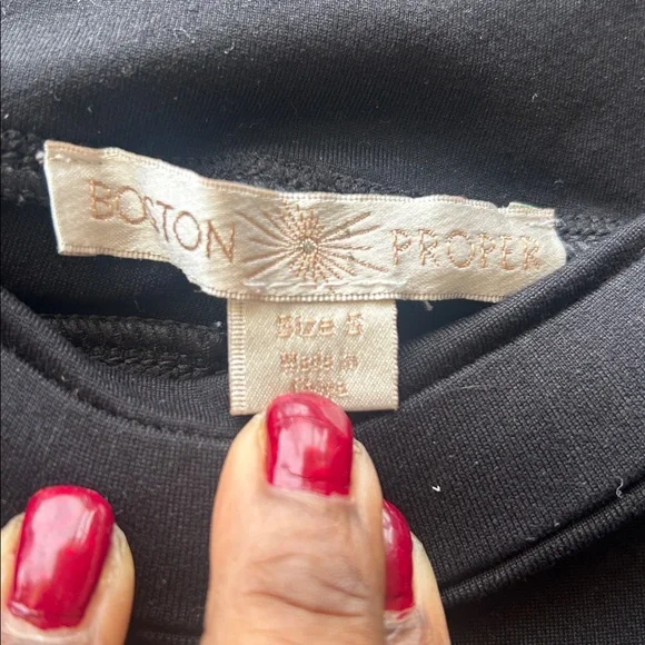 🎉HOST PICK🎉 Boston Proper Black Lace Inset Athleisure 2pc Set - Picture 8 of 8